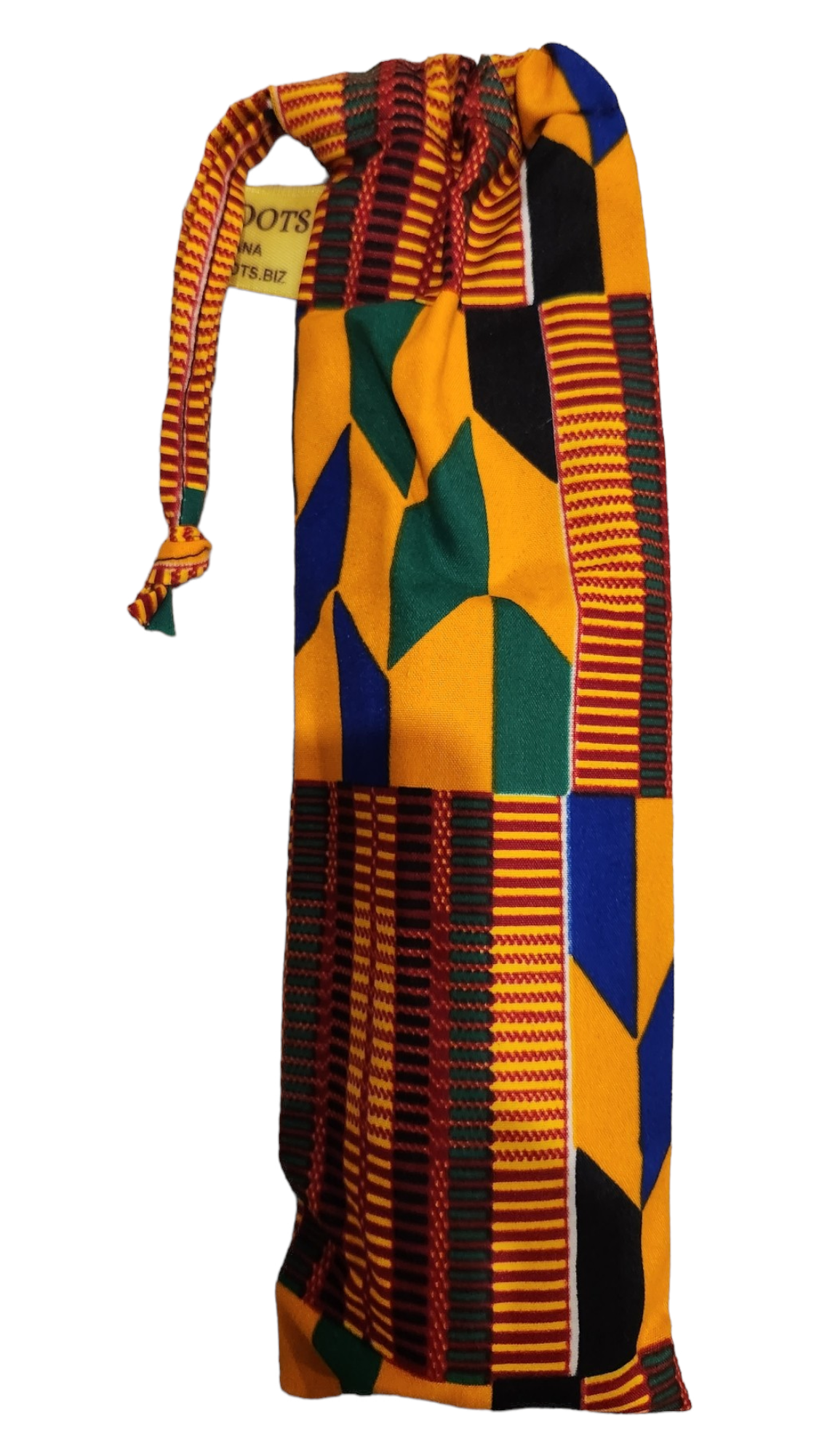 Ankara Fan - Traditional Kente Print