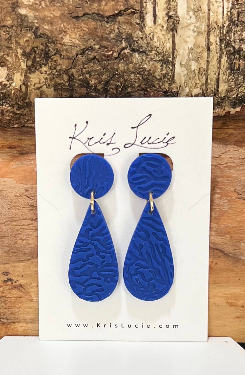 Earrings - Cobalt Blue