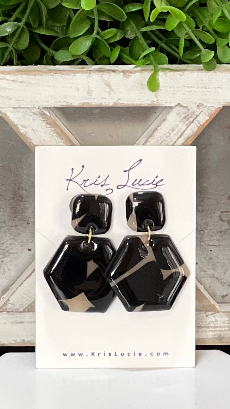 Onyx Dangle Earrings