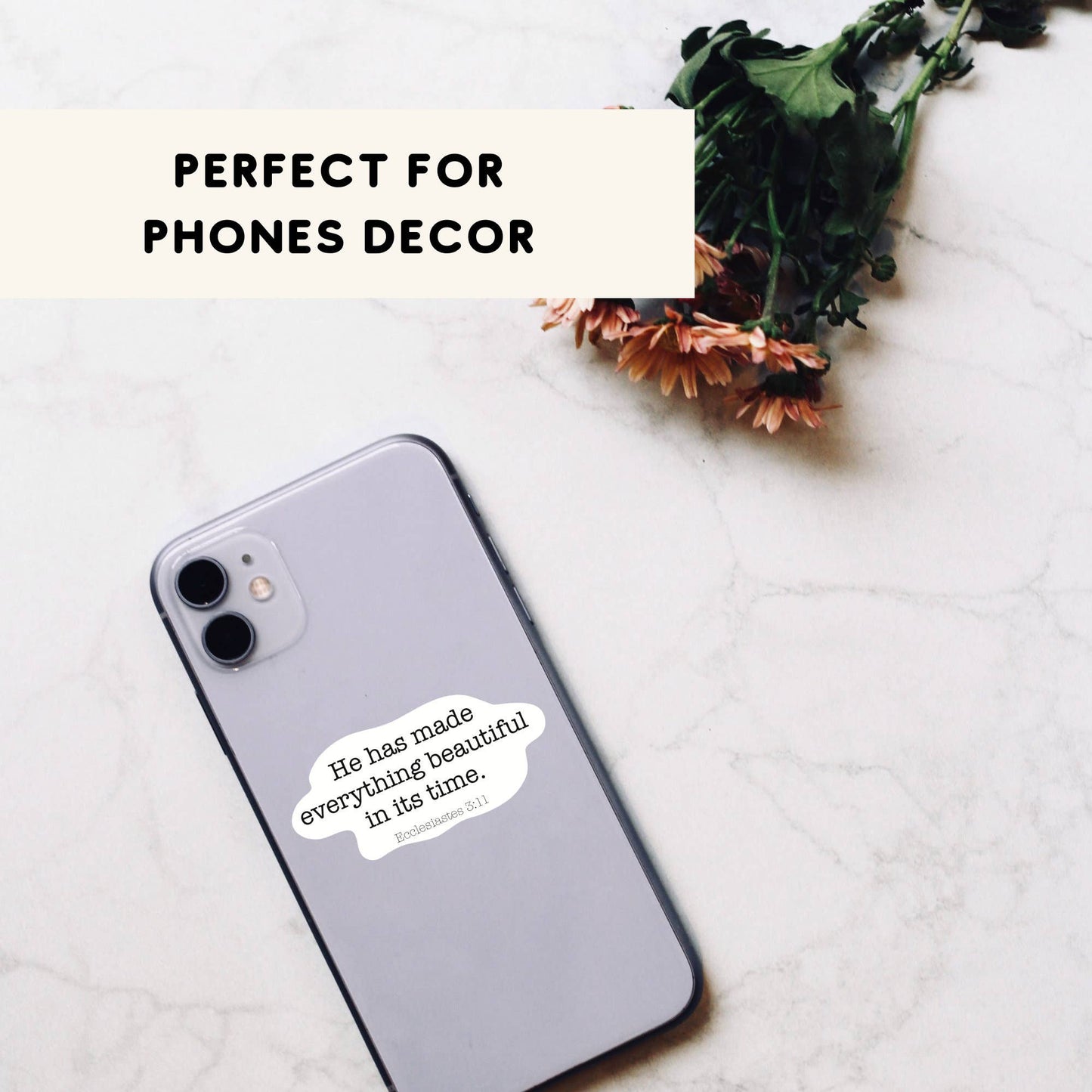 Vinyl Sticker Ecc 3:11 Verse