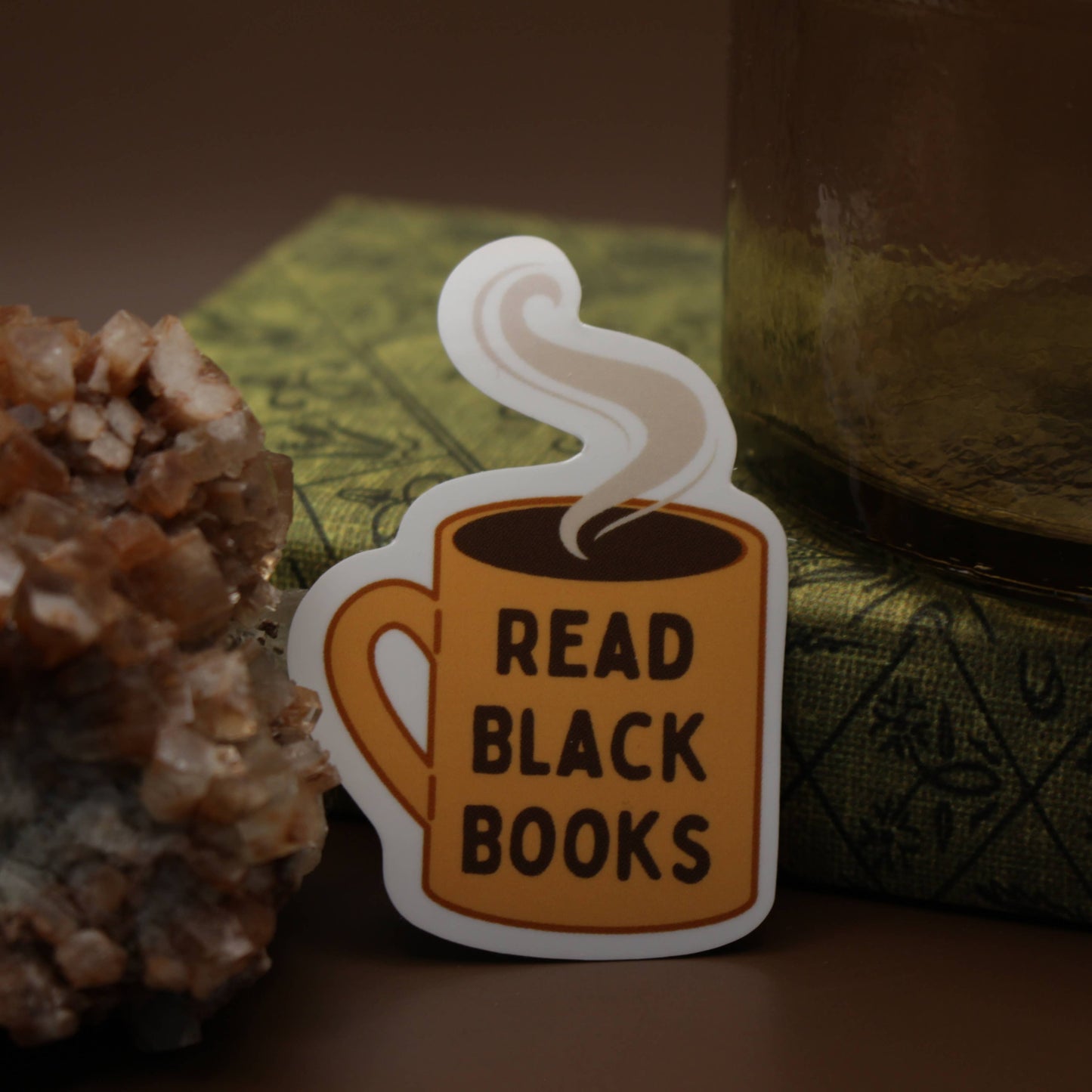 Sticker Read Black Books