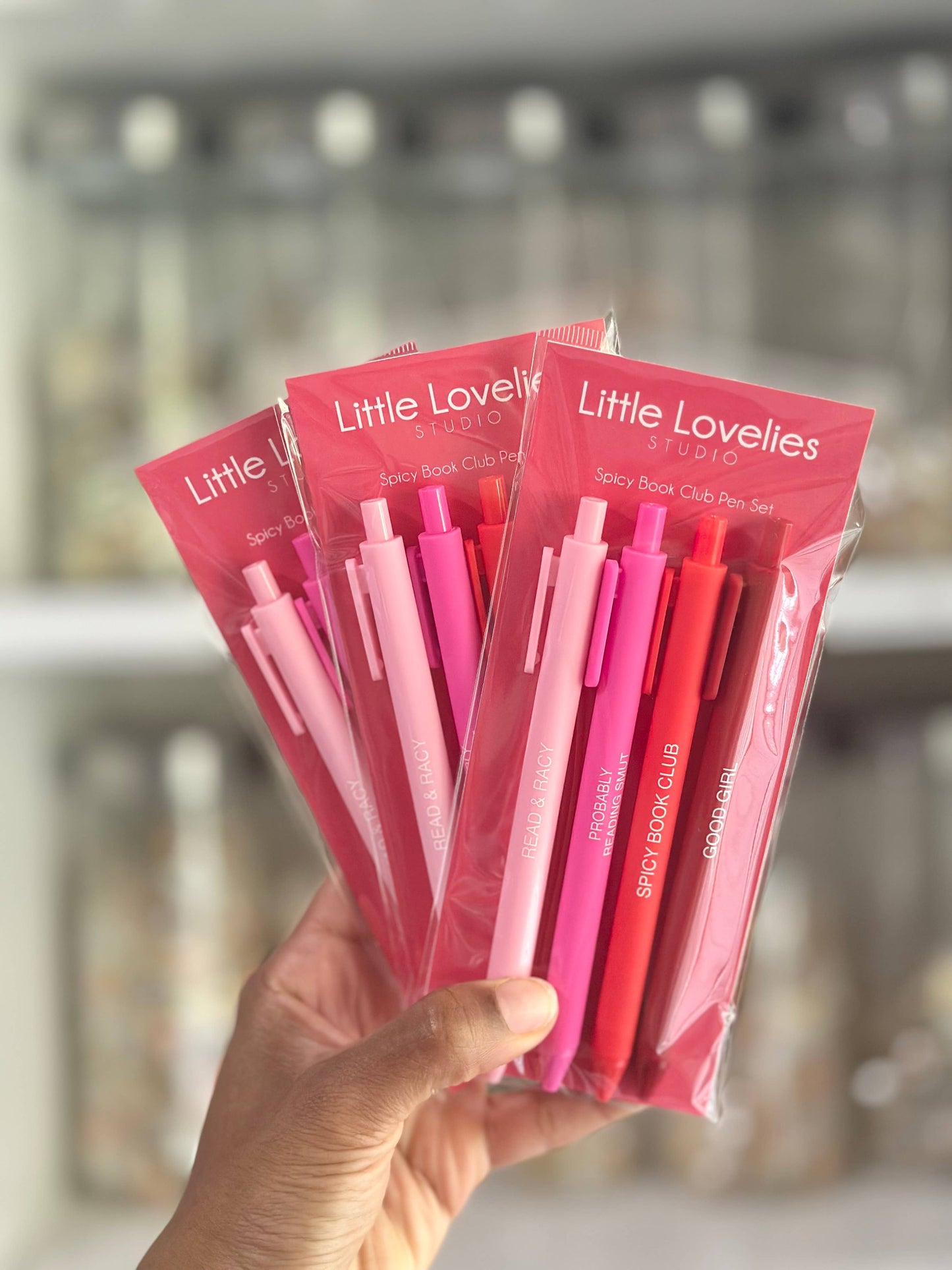 Pen Set - Spicy Book Club
