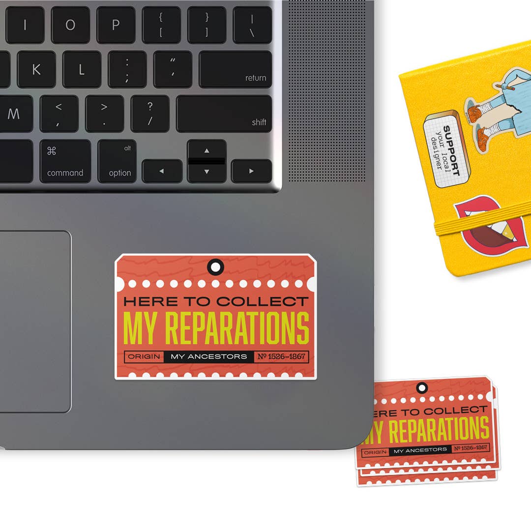 Vinyl Stickers - Reparations Black Heritage