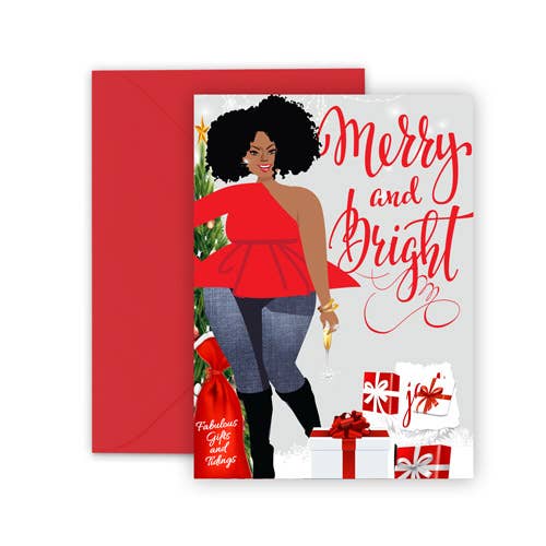 Christmas Card - Merry And Bright