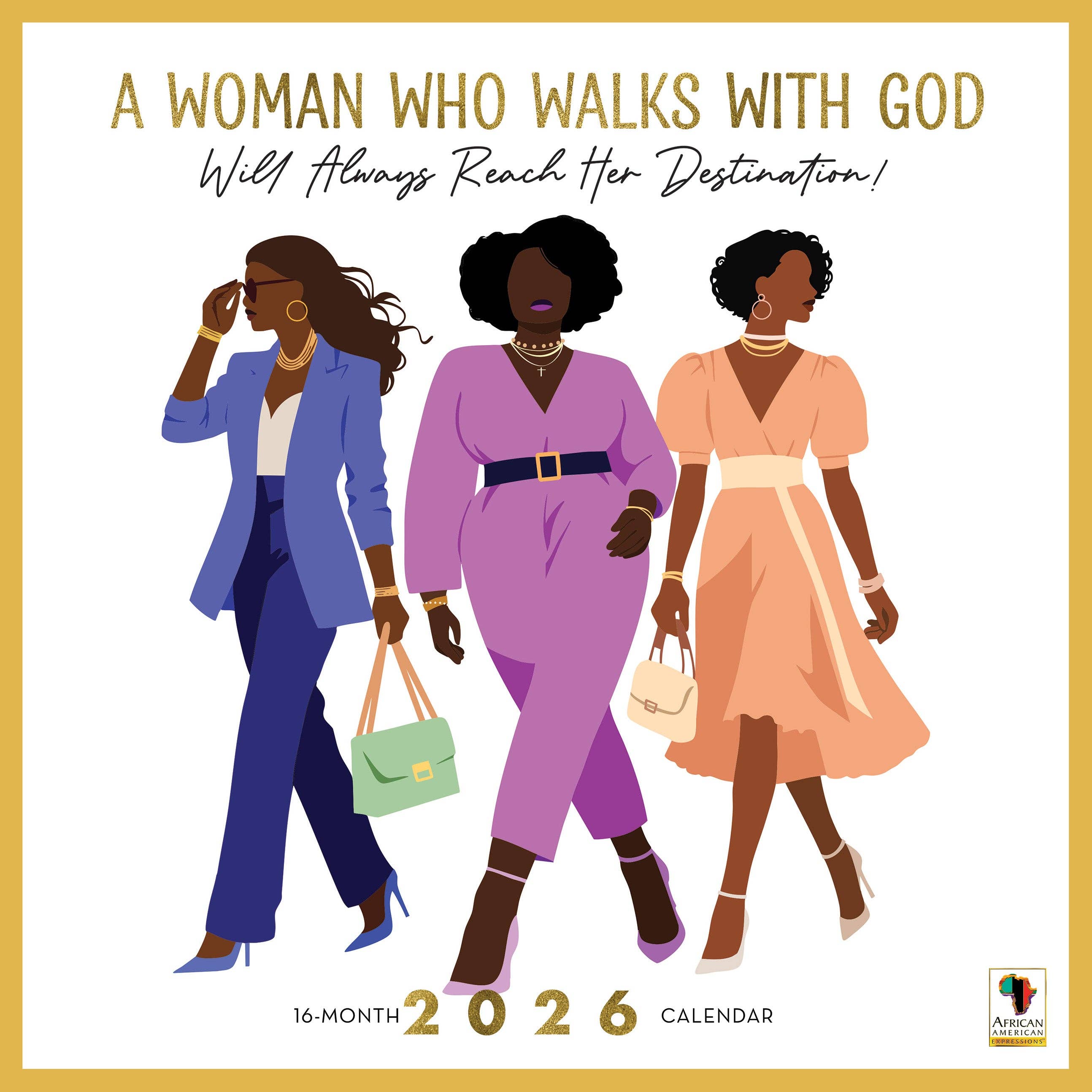 2026 Woman With God Calendar M Michelle Boutique 