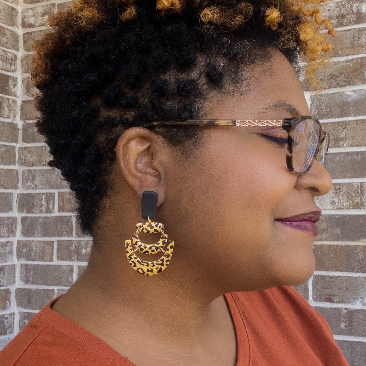 Earrings - Aja Clay Dangle