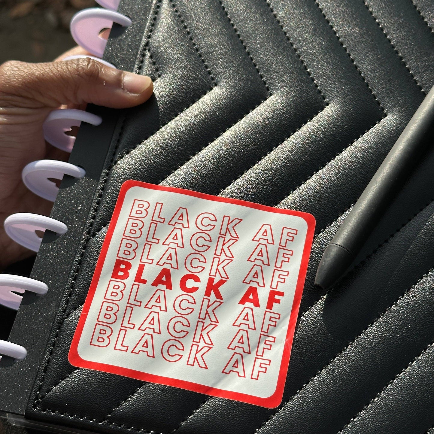 Sticker Black AF