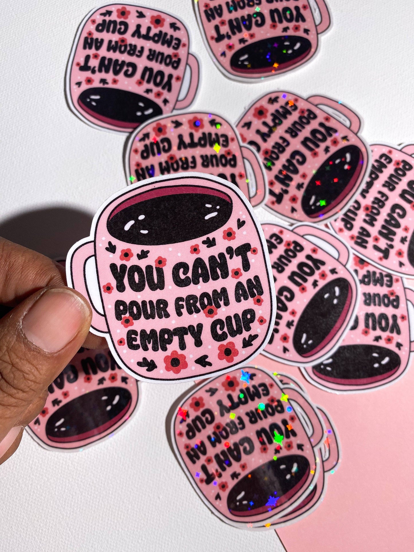 Sticker You Can't Pour From An Empty Cup