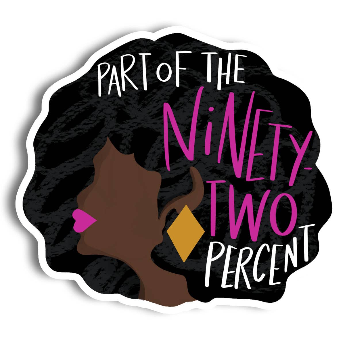 Vinyl Sticker - 92 Percent