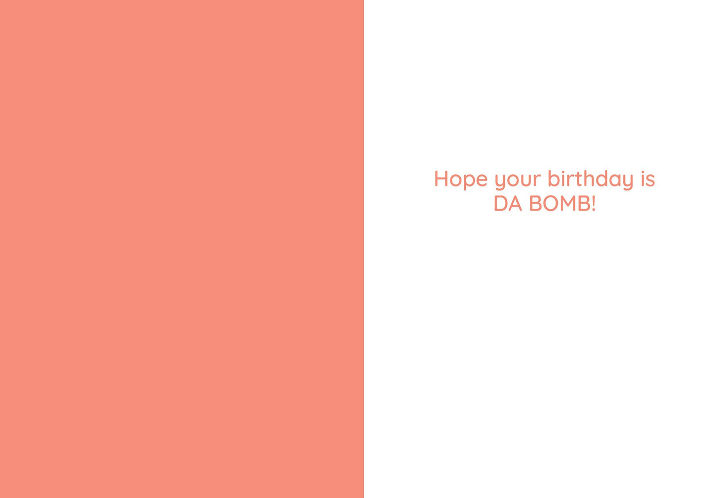 Multiple Choice Birthday Card