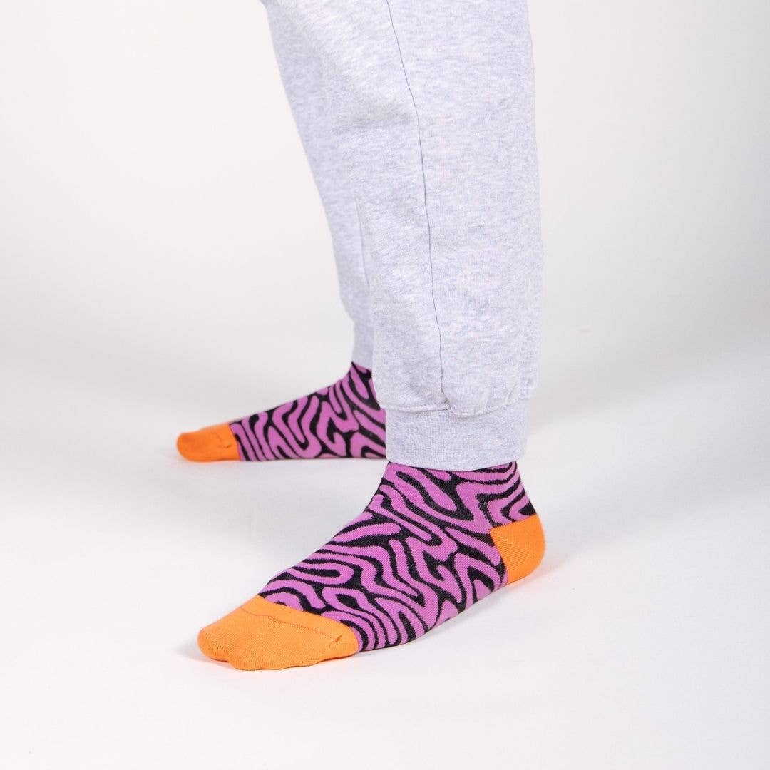 Afropop Socks - Roots Purple