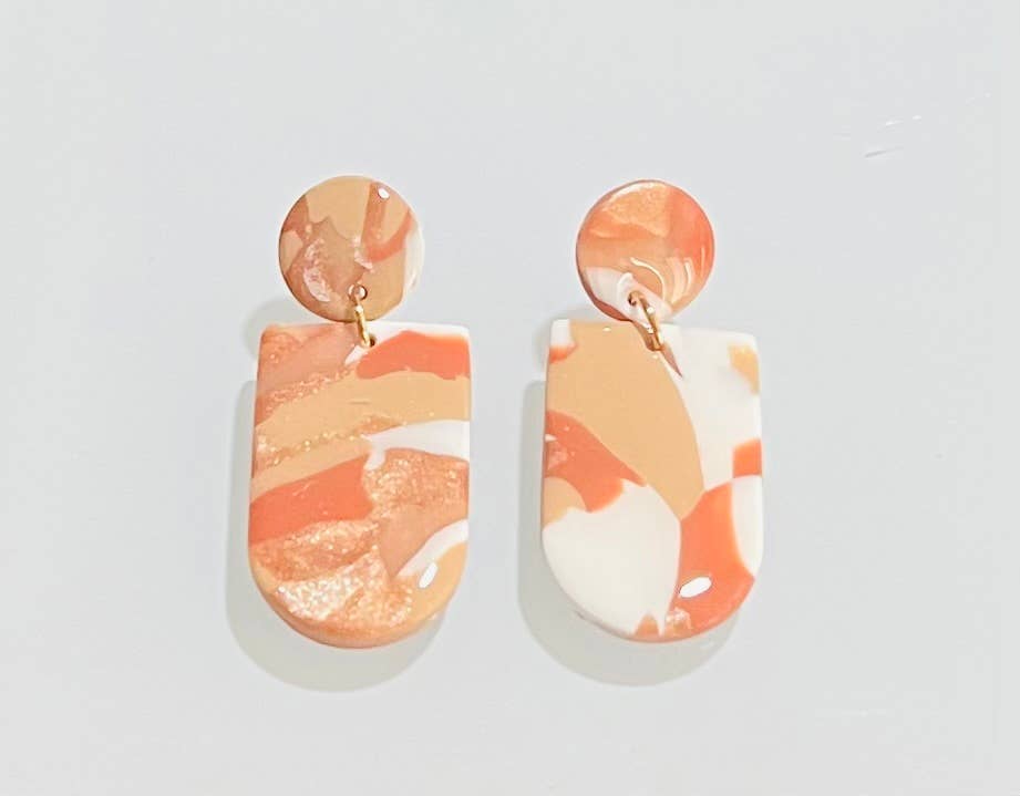 Sand Clay Mix Earrings