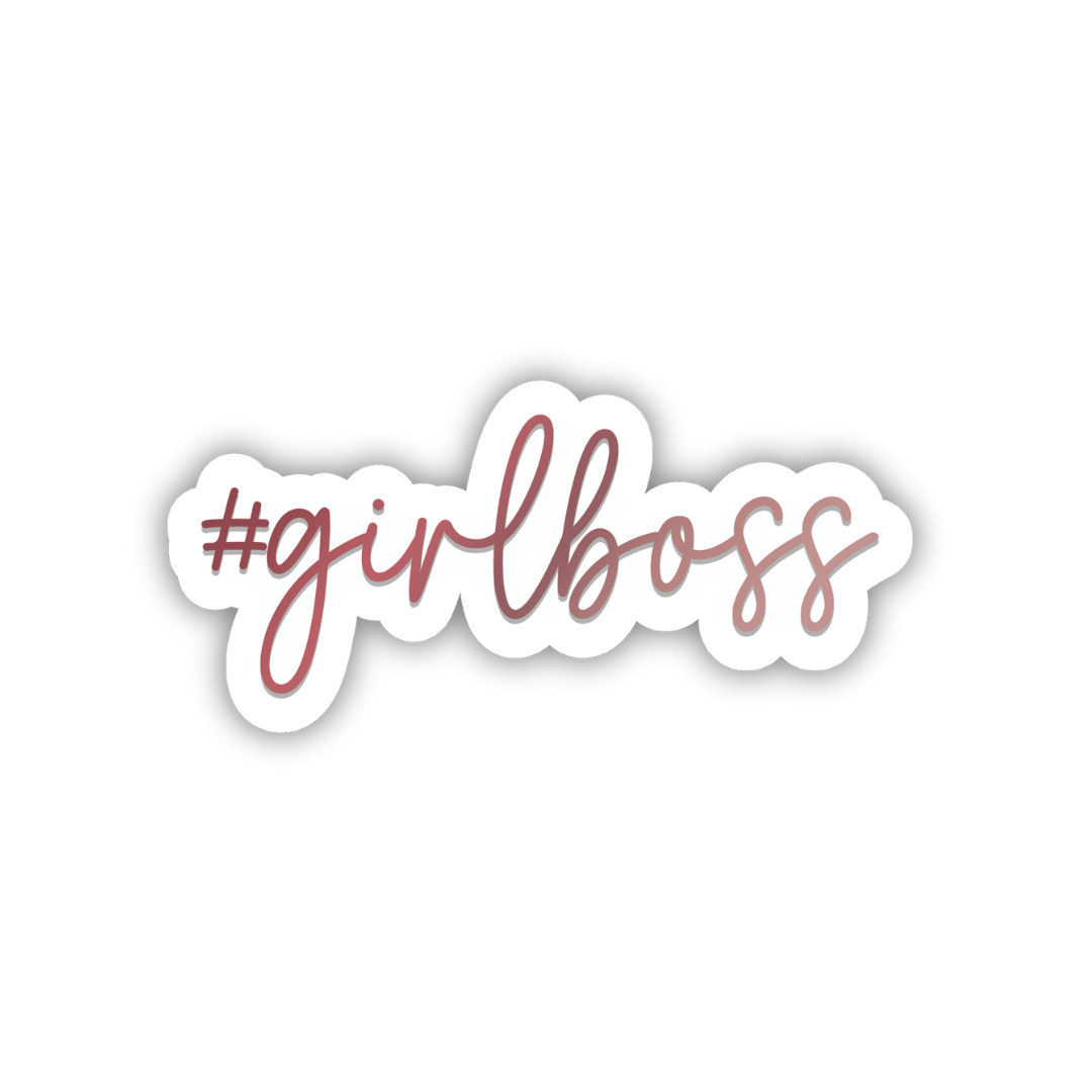 Vinyl Sticker - #girlboss