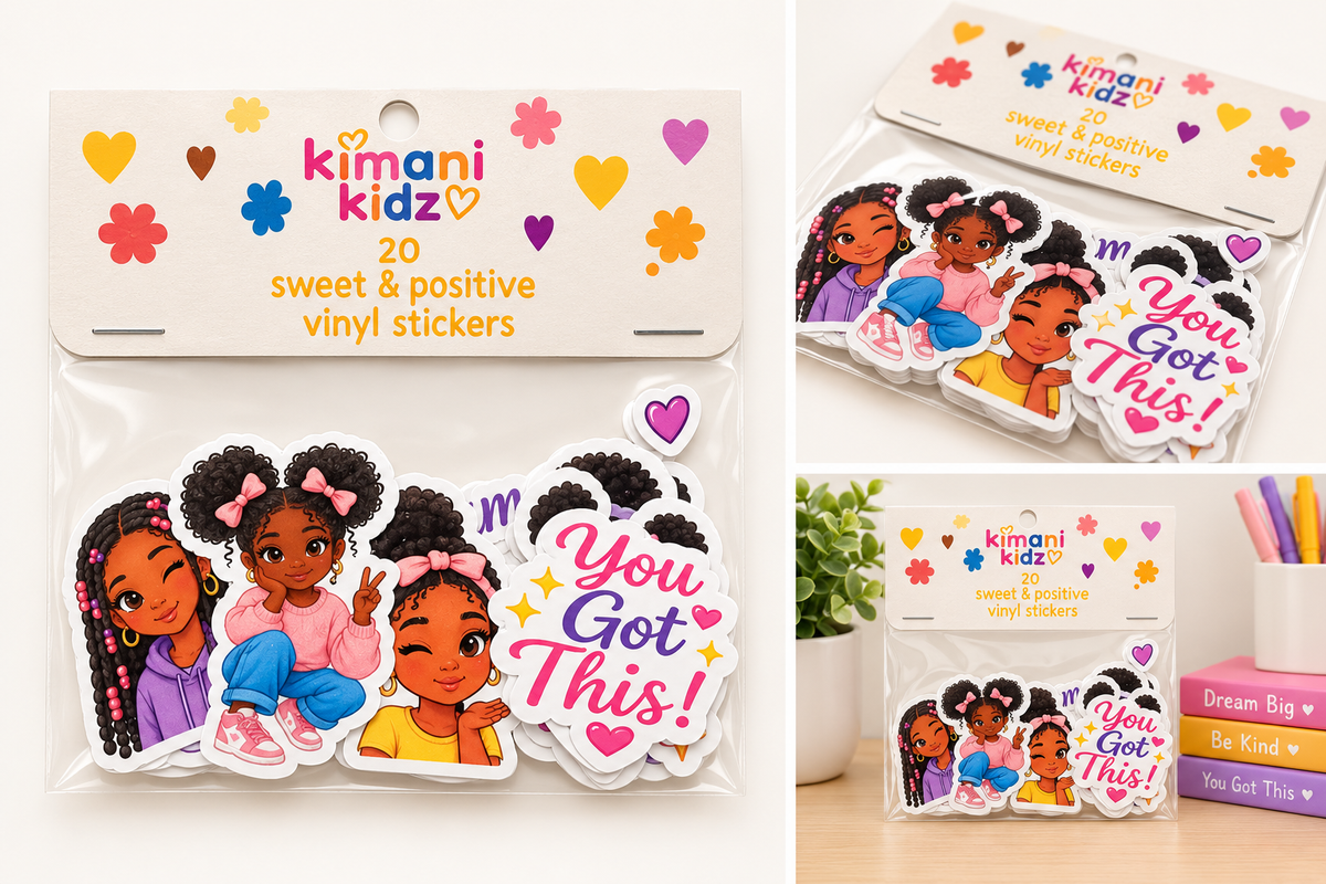Vinyl Sticker Pack- Sweet & Positive