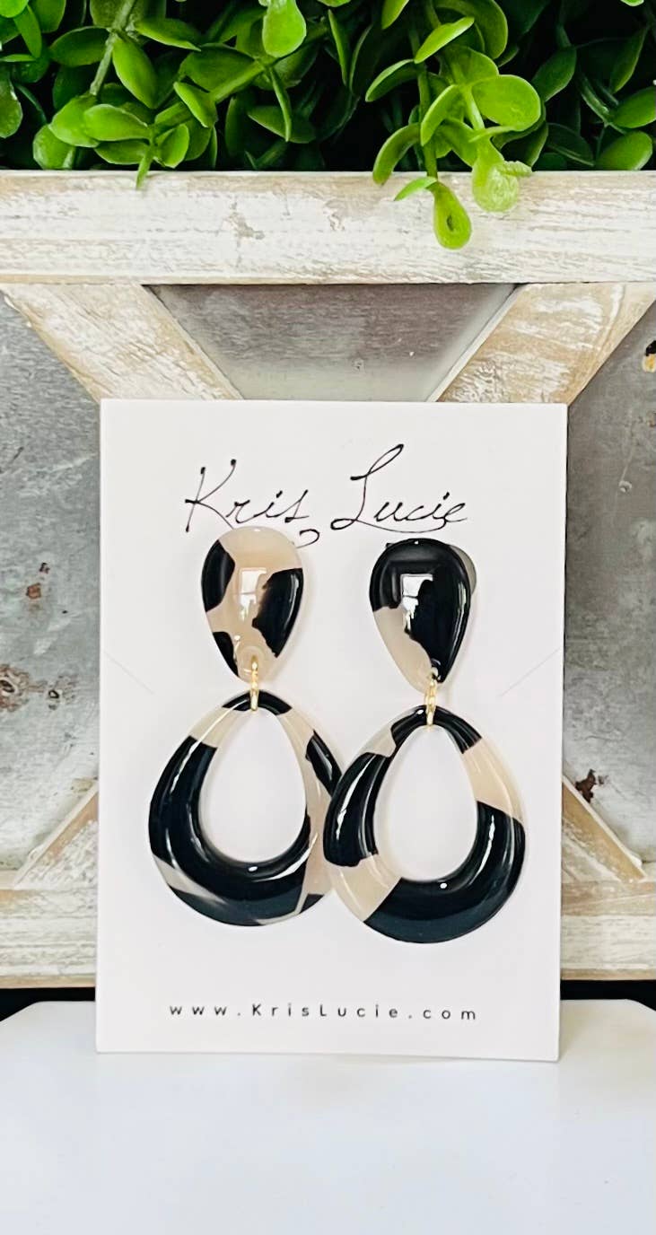 Earrings - Raven Dangle