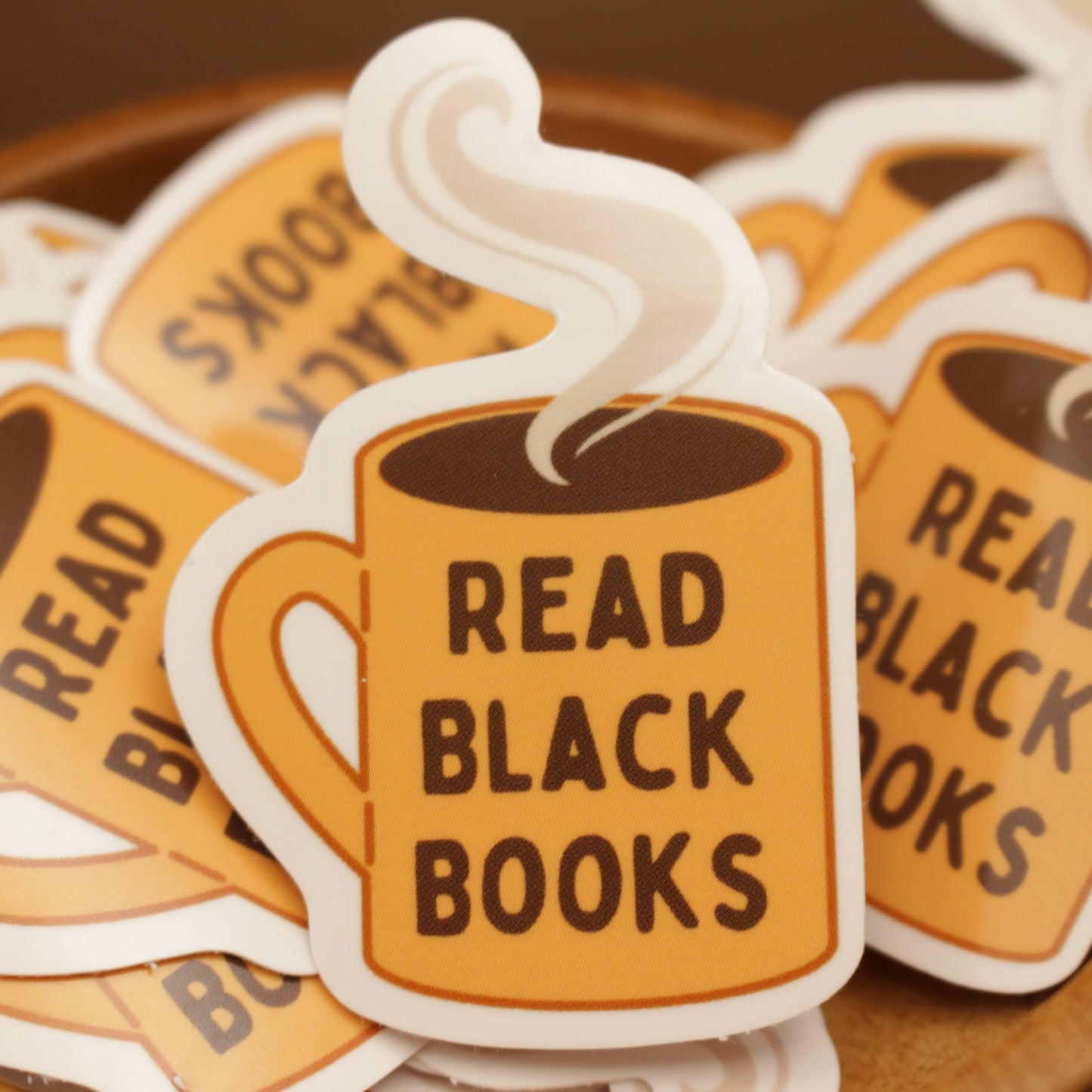 Sticker Read Black Books 