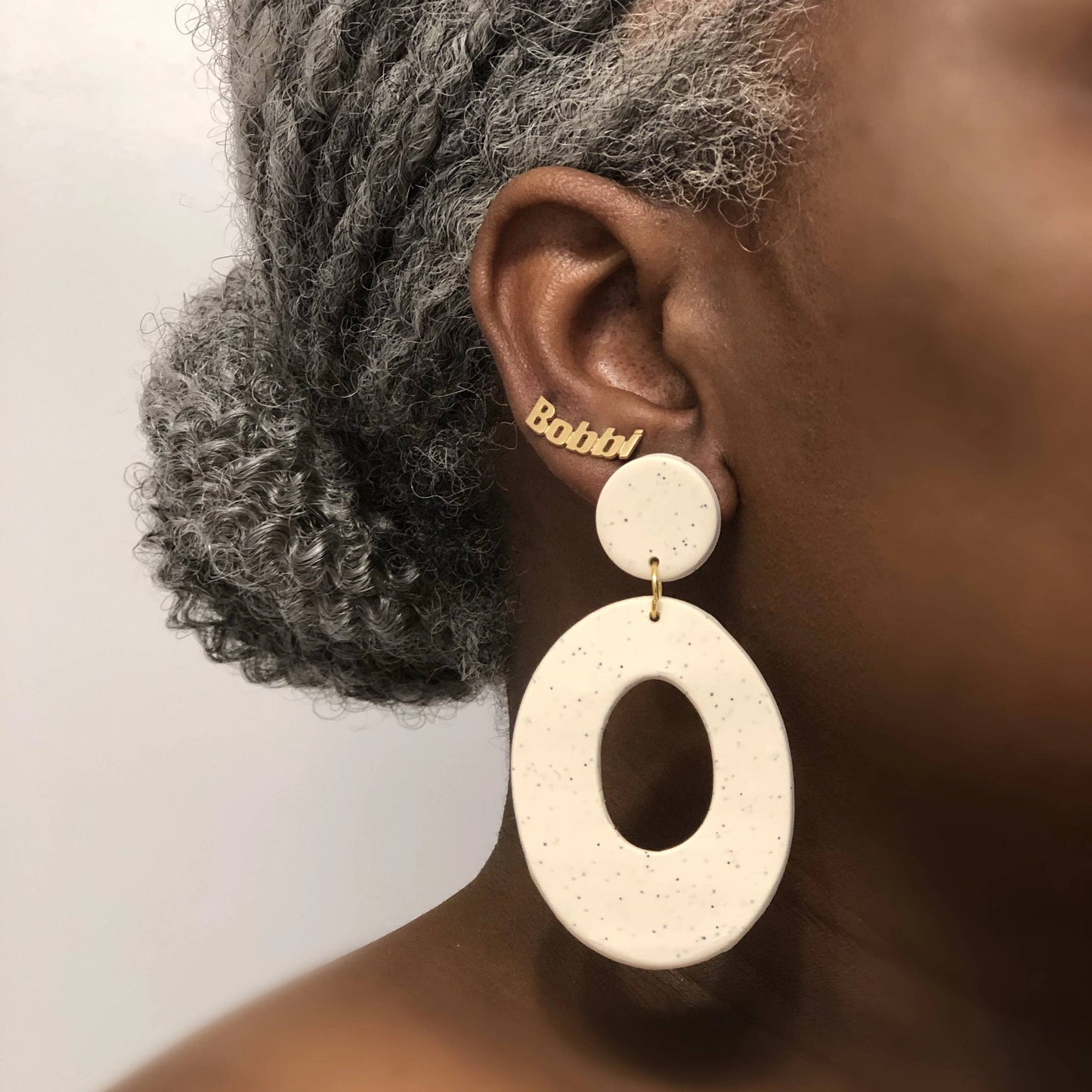 Earrings - Cream