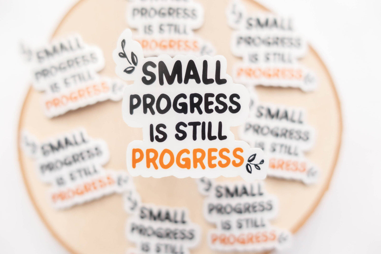 Vinyl Sticker Small Progress Sticker