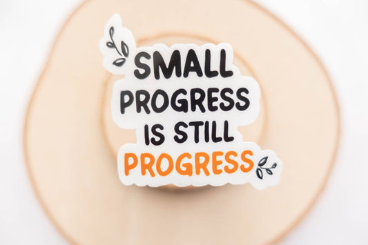 Vinyl Sticker Small Progress Sticker