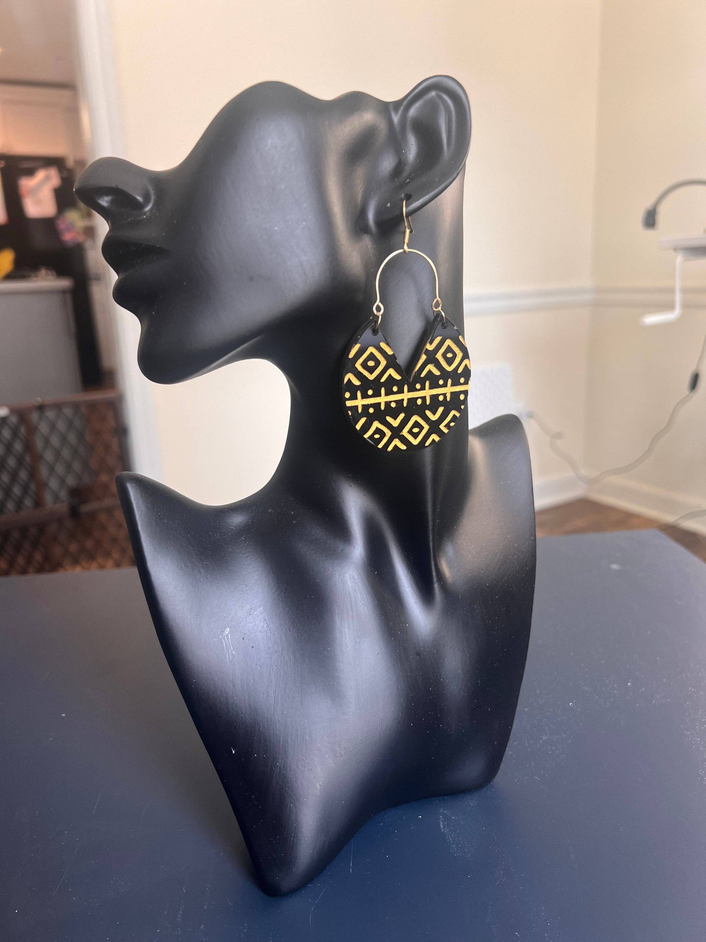 Earrings - NDIDI - Tribal Black