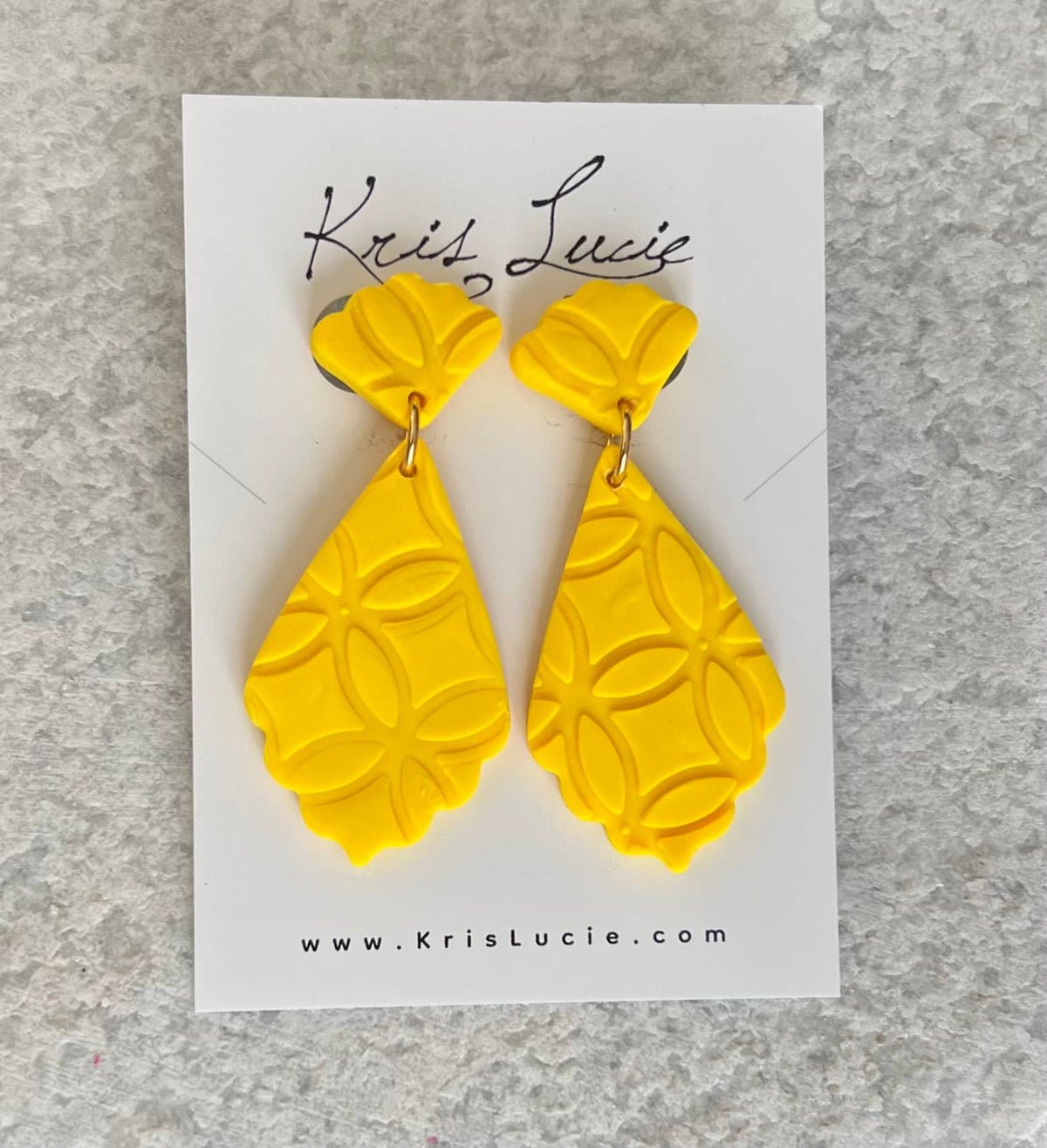 Earrings - Daylily Dangle