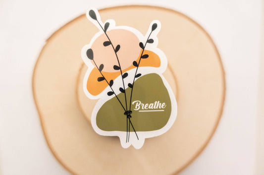 Vinyl Sticker Breathe