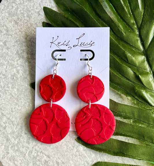 Earrings Alexa Red