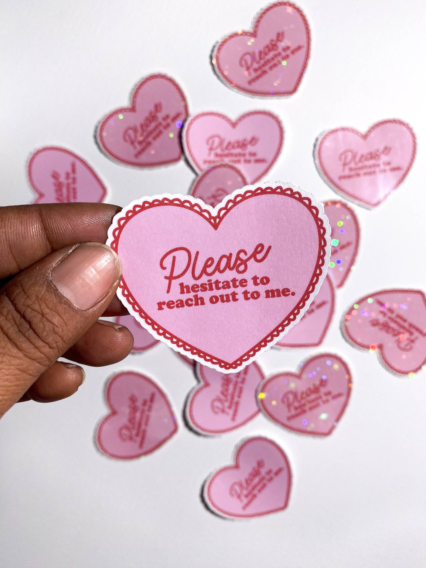 Sticker Please Hesitate To Reach Out