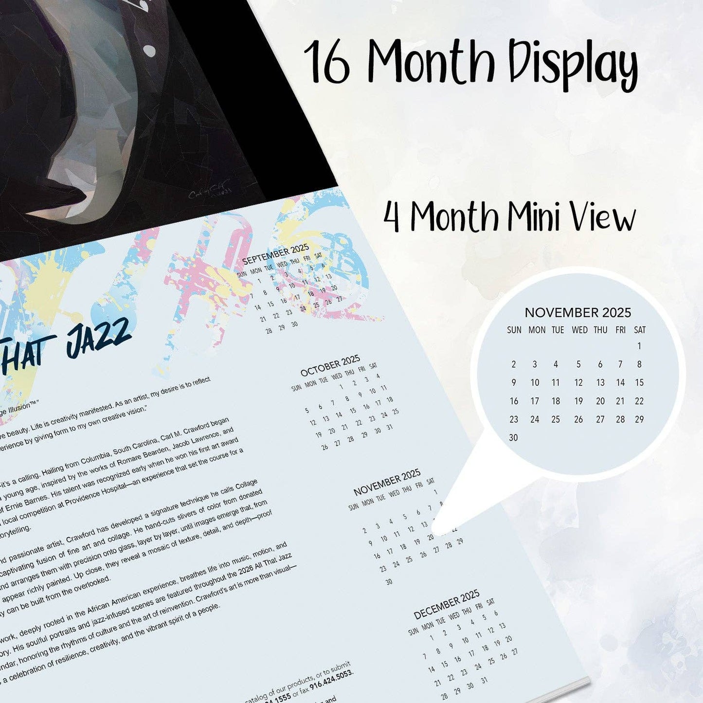 2026 All That Jazz Calendar