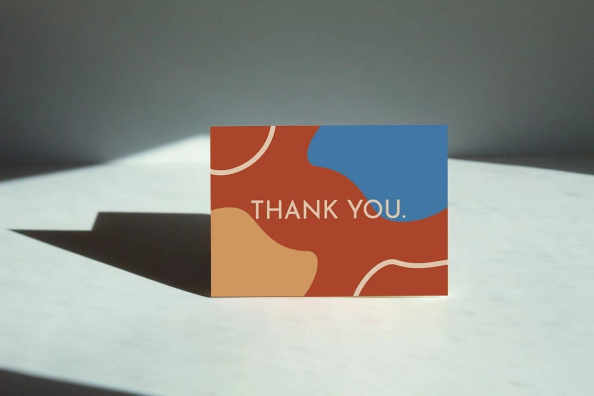 Retro Thank You Card Set