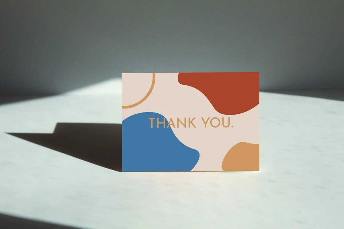 Retro Thank You Card Set