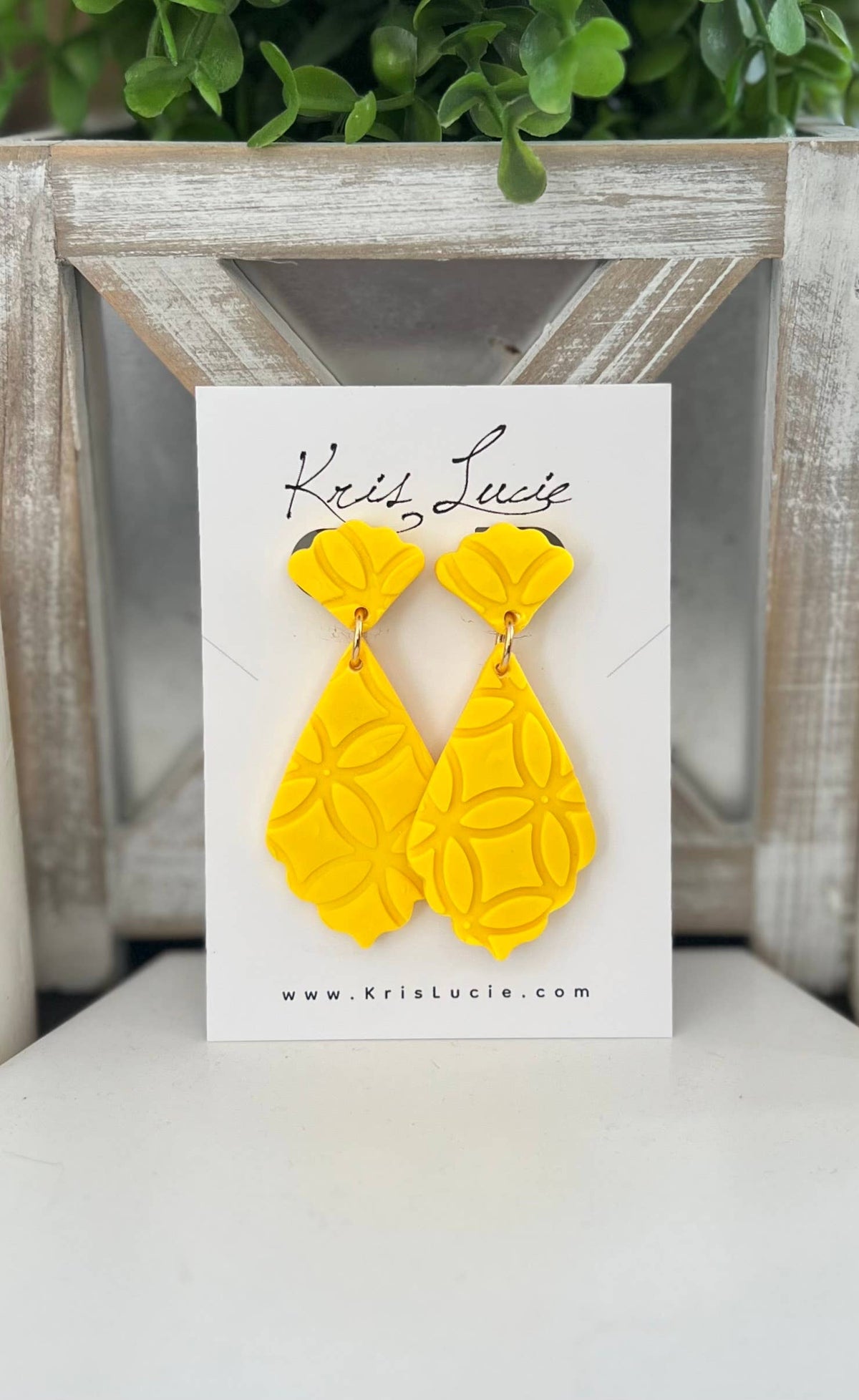 Earrings - Daylily Dangle