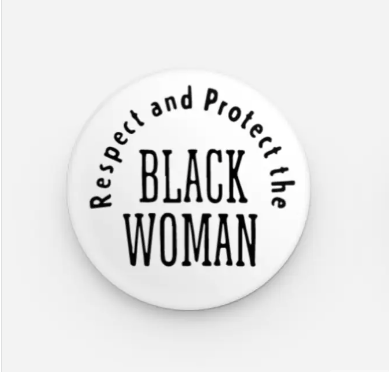 Button Pin - Black Woman