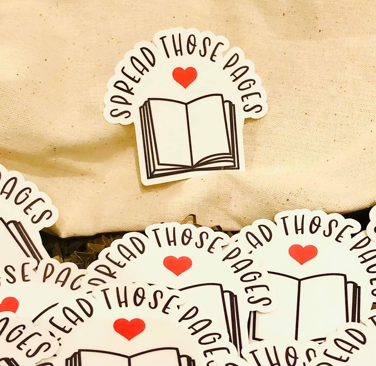 Sticker- Spread Those Pages