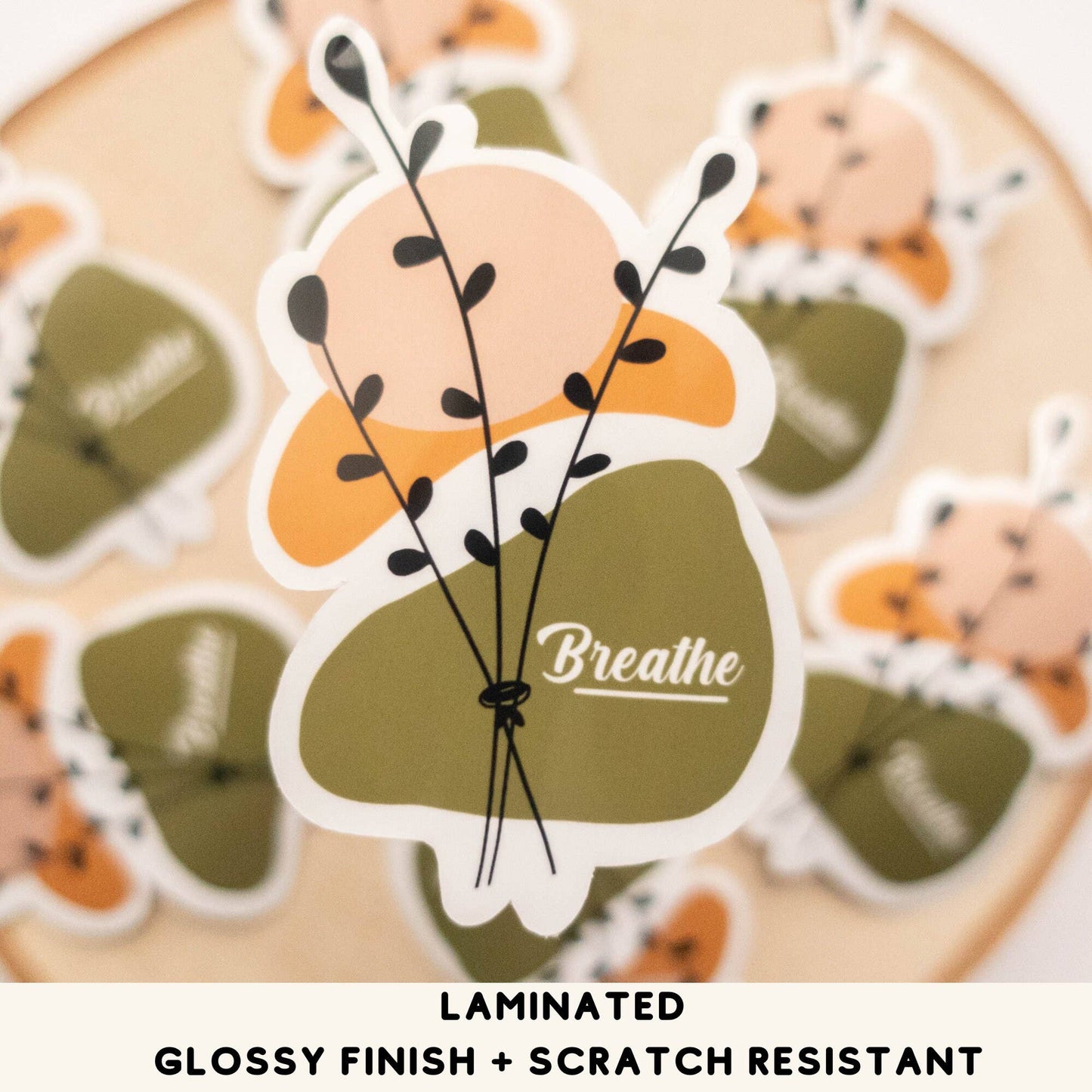 Vinyl Sticker Breathe