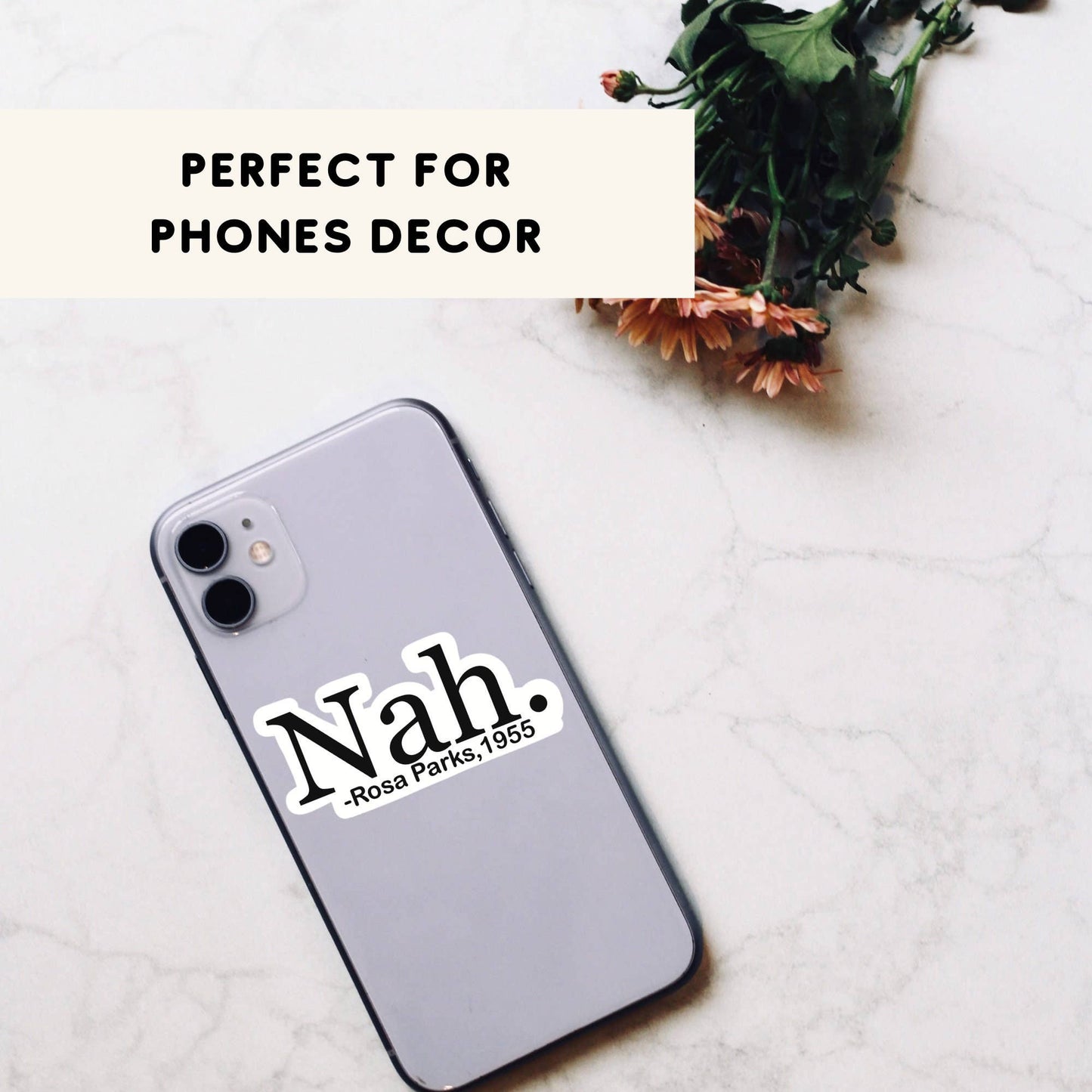 Vinyl Stickers- Rosa Parks Civil Rights Quote