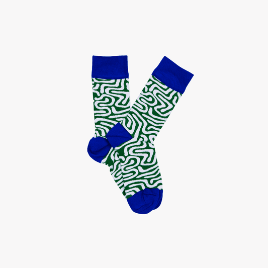 Afropop Socks - Roots Green
