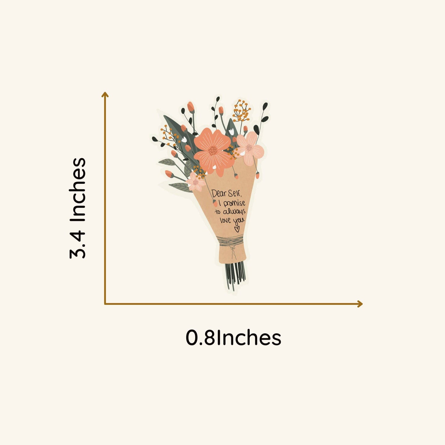 Vinyl Sticker Dear Self