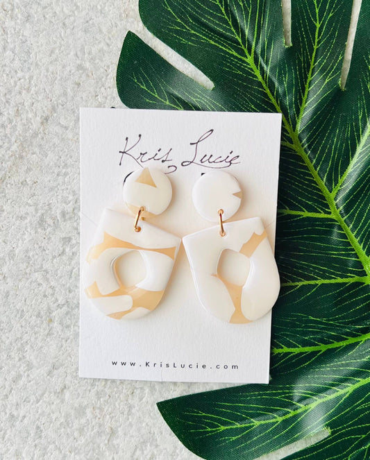 Earrings White Ivory