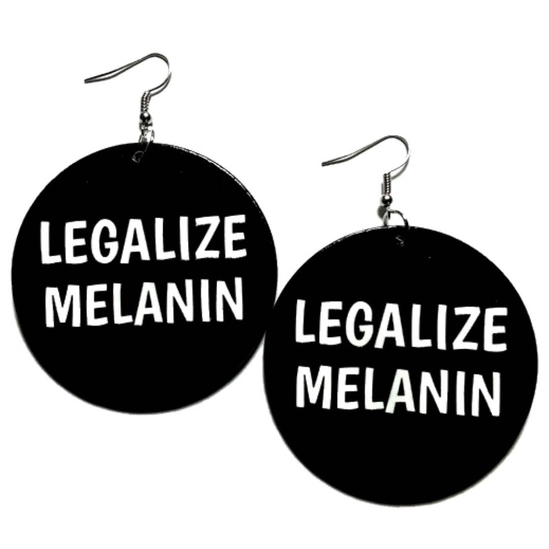 Earrings LEGALIZE MELANIN