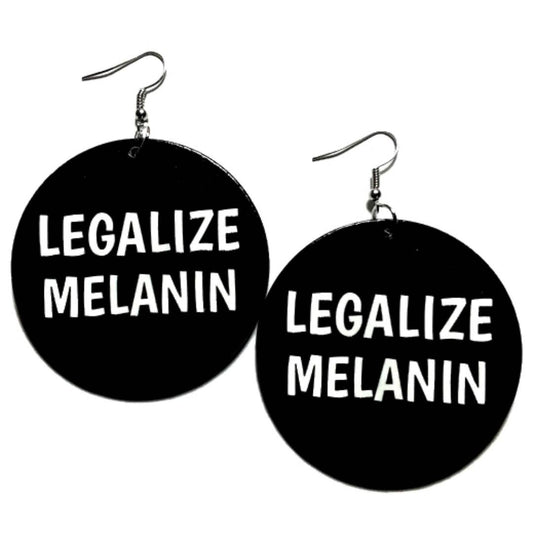Earrings LEGALIZE MELANIN