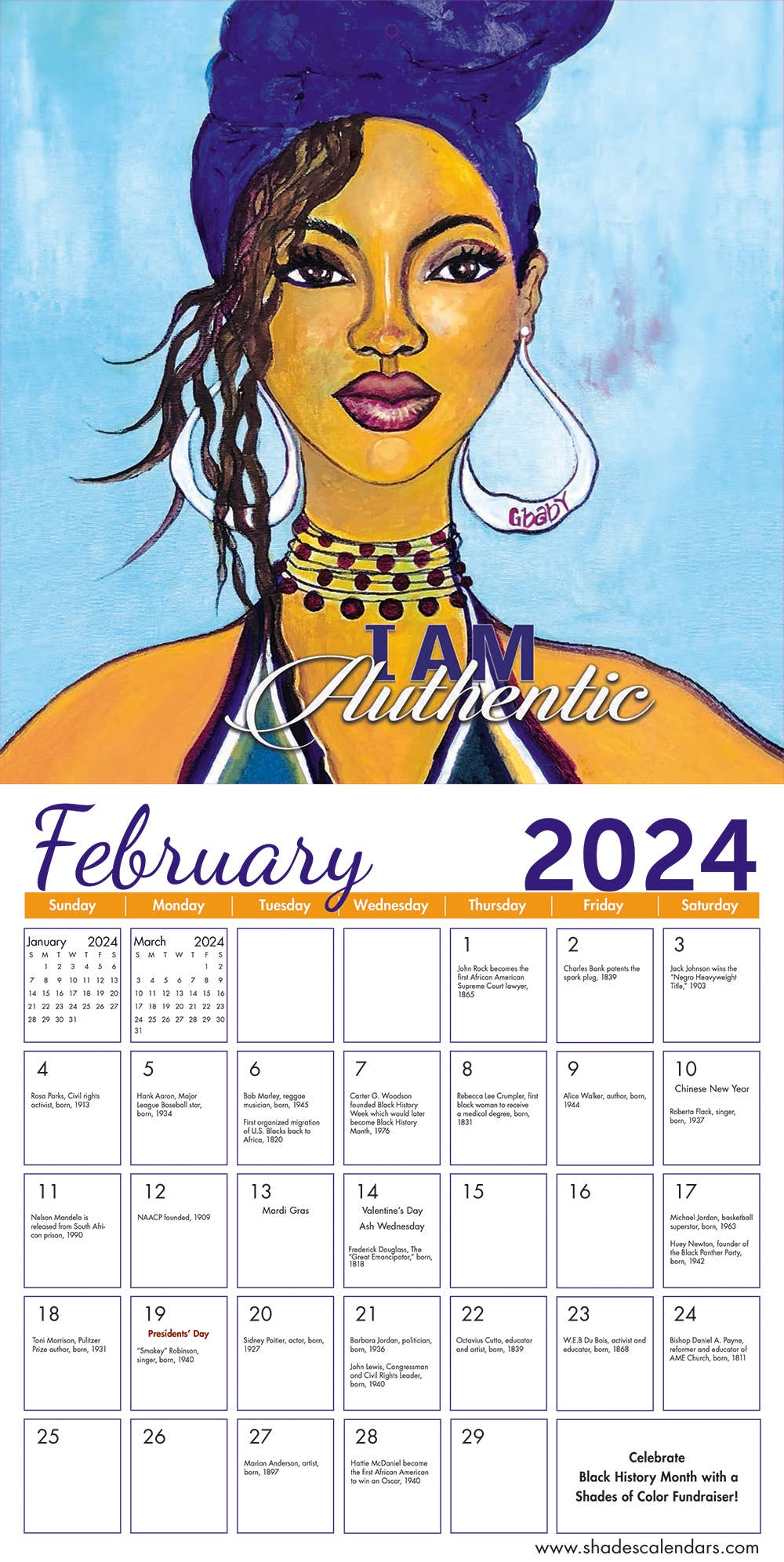 2024 I Am… Wall Calendar