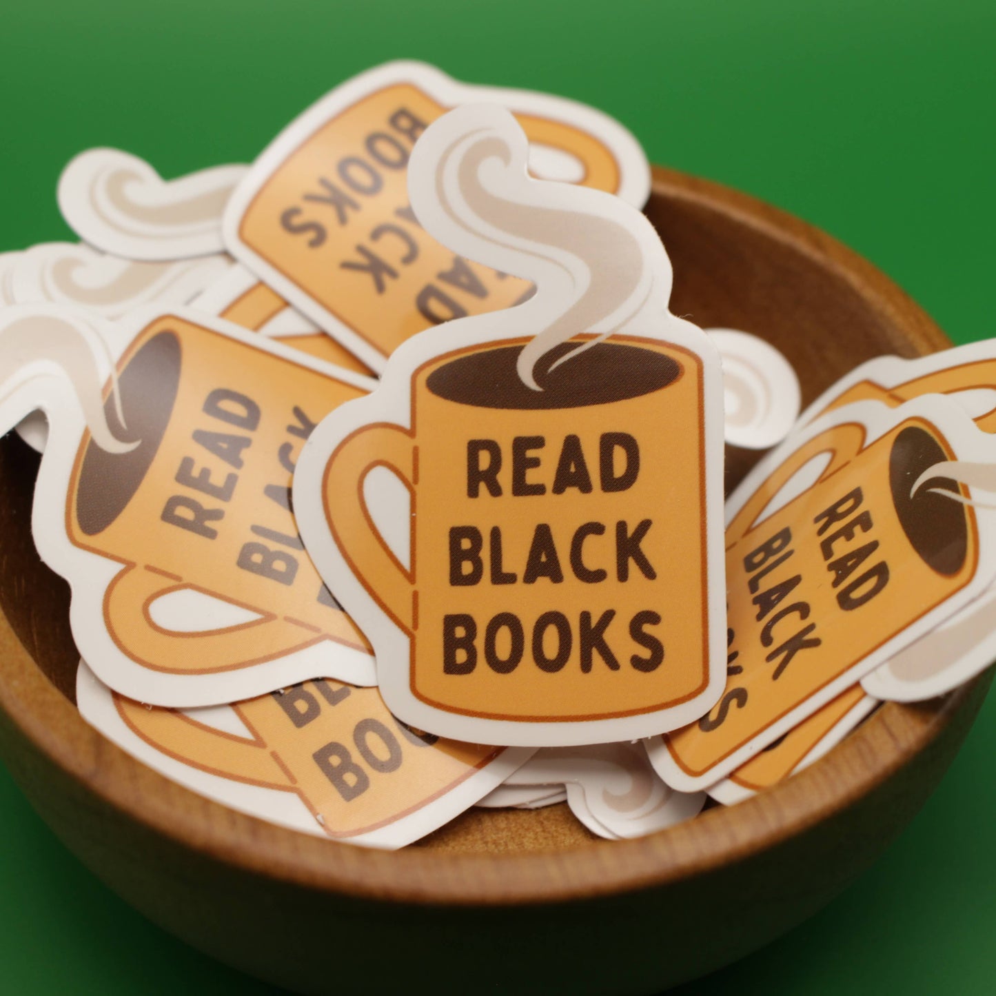 Sticker Read Black Books 
