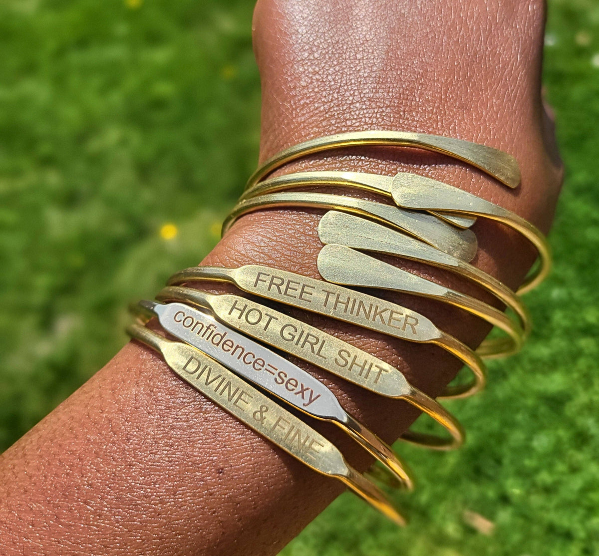 Bracelets - Hot Girl Shit Affirmation Bangle