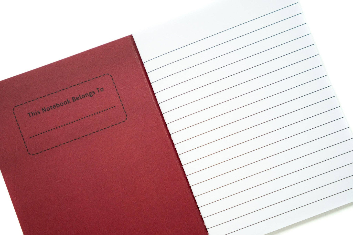 Notebook (Mini) - African Print Pocket Red and Yellow (Ankara)