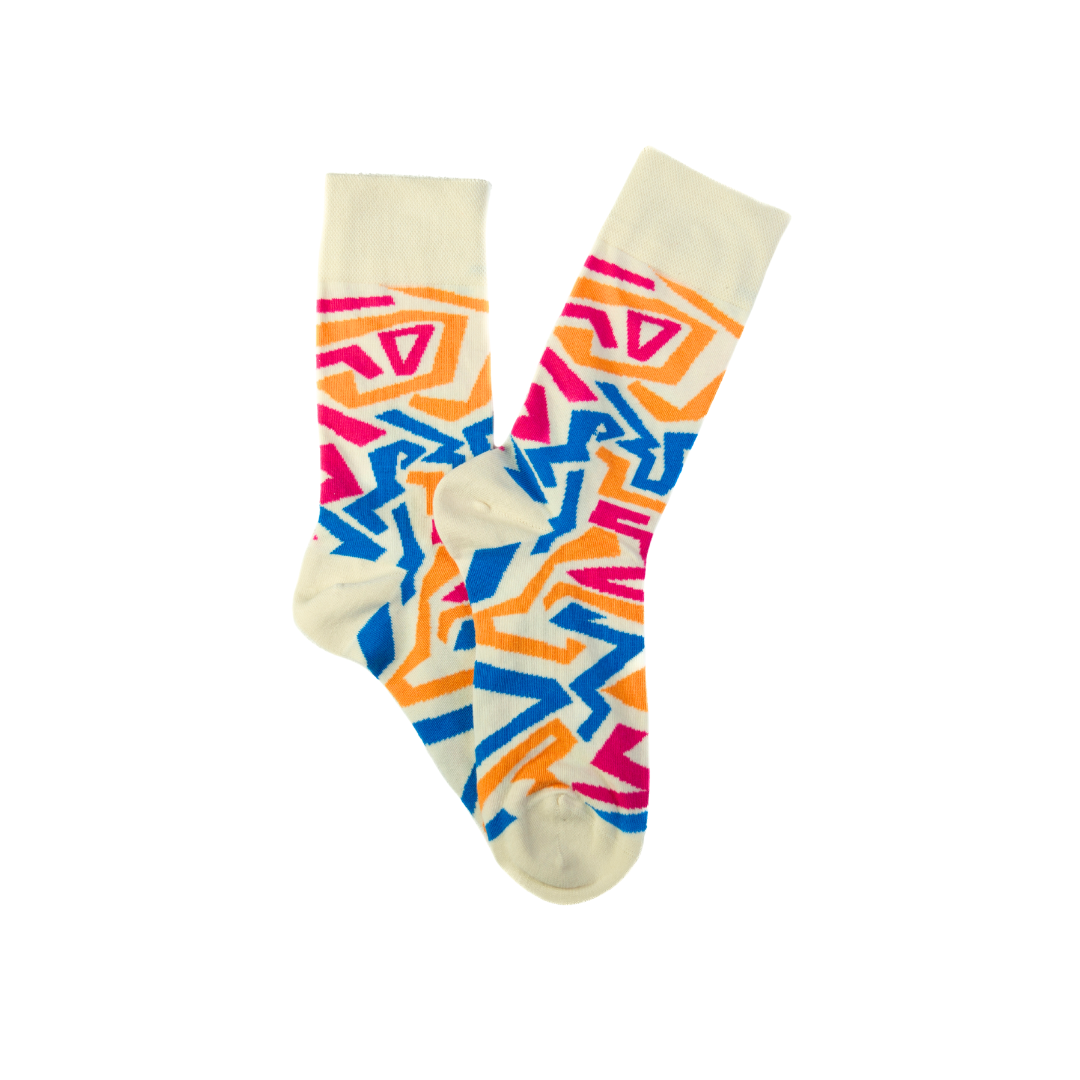 Afropop Socks - Highlife Cream