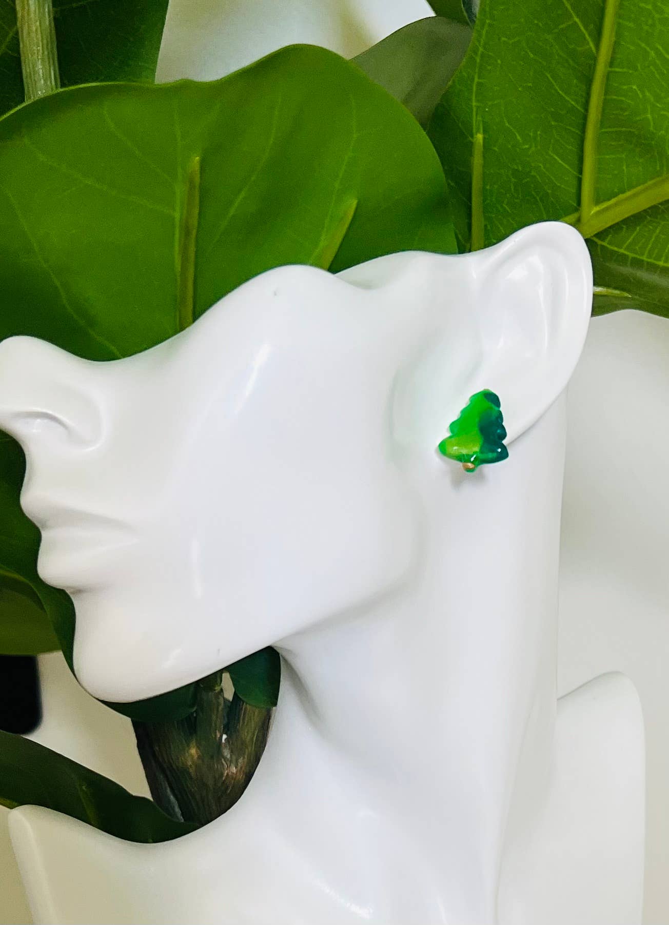 Earrings Holiday Tree Studs