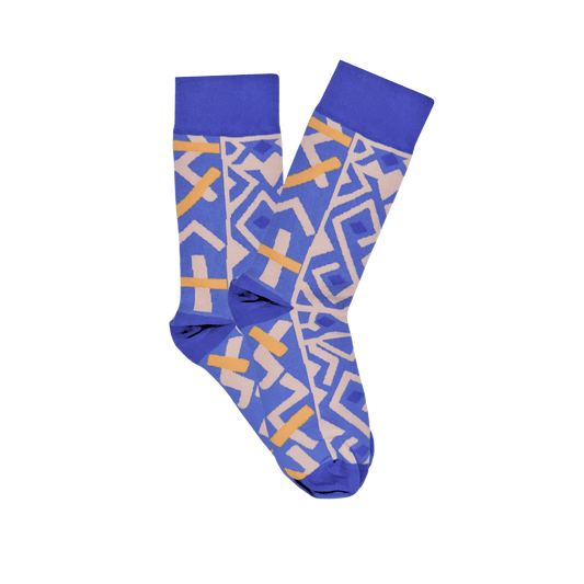 Afropop Socks - Kasai Purple