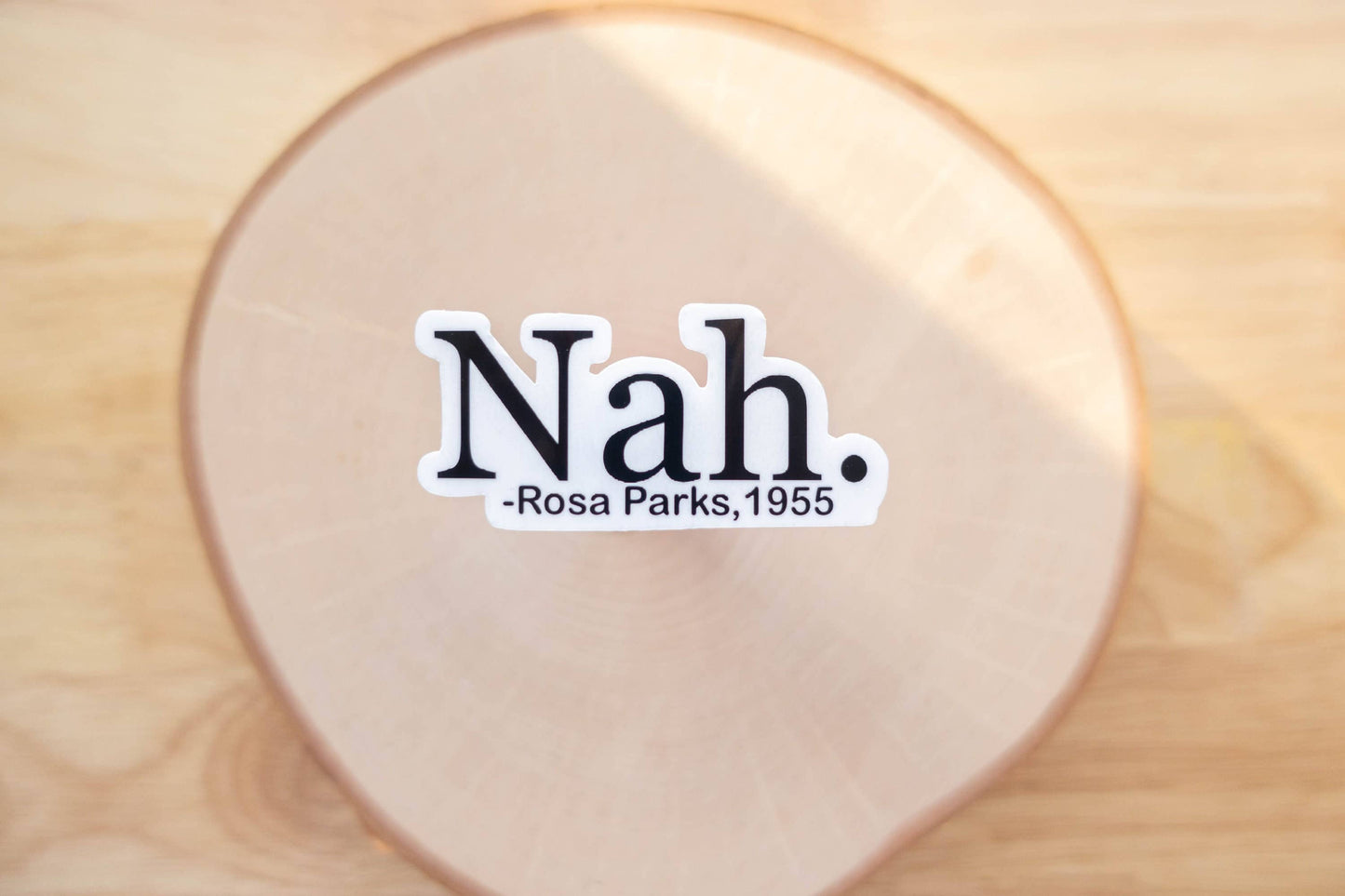 Vinyl Stickers- Rosa Parks Civil Rights Quote