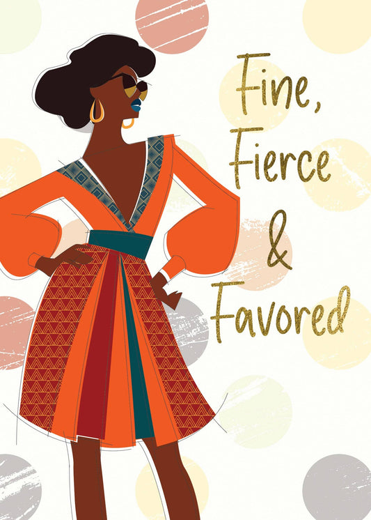 Birthday Card Set- Fine, Fierce, Favored